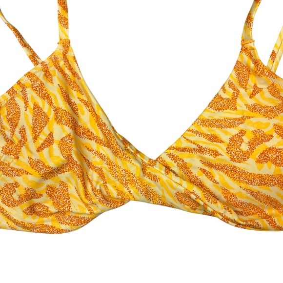 Aerie Twist Scoop Neck Bikini Top Sz XL - Picture 6 of 6